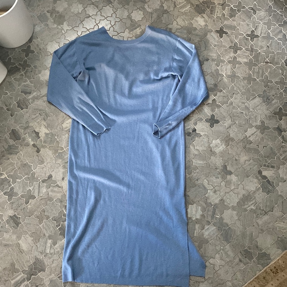 Never worn The Drop Blue sweater dress